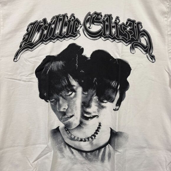 Billie Eilish Split Face Bad Guy Fall Collection T-Shirt XL - Picture 2 of 4